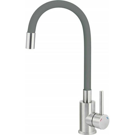 Neo Modelo contemporáneo grifo cocina antracita flexible