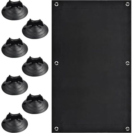 Store Occultant, 48x93 cm, Noir, Rideau Occultant Fenêtre avec Ventouses, Occultant Protection Solaire Isolant Thermique, Store pour Fenêtre de Toit Chambre Jardin Voiture (1/5)