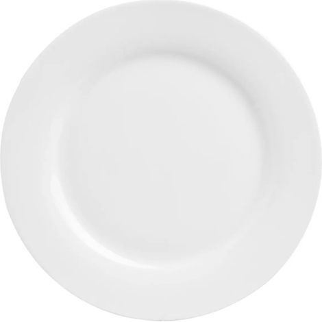 Lot de 6 Assiettes à Dessert "Ronde" 20cm Blanc (1/3)