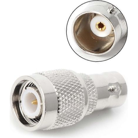Adaptateur convertisseur coaxial RF, connecteur BNC femelle vers TNC mâle, droit (1/5)