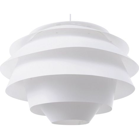 Lampadario in Plastica Bianca Paralume Forma di Fiore Cameretta Bambini Congo
