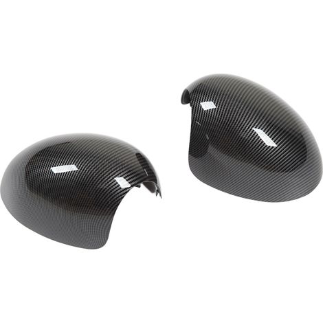 Außenspiegel-Set, 2er-Set Carbon-Spiegelkappen, passend für R55, R56, R57, R58, R59, R60 und R61, linke und rechte Spiegelkappen, Teilenummer 51162754913 (1/5)
