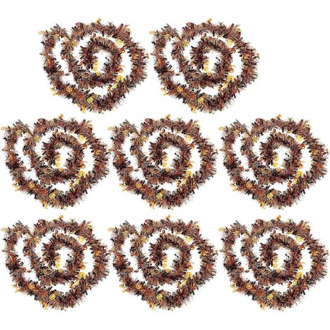 Couronne d'Halloween en guirlande de citrouilles (32 pièces) pour la décoration intérieure