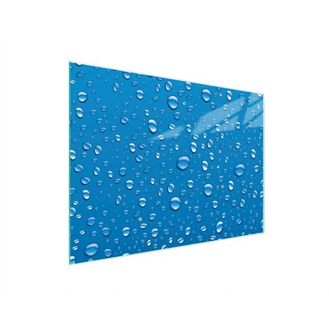 Planche à découper en verre 40x30 gouttes (1/5)