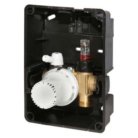 Simplex Regelbox RTL-A EXCLUSIV RTL außenliegend, mit Durchflussanzeige Blende weiß F11829 (1/2)