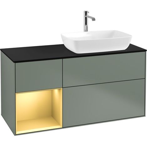Villeroy & Boch F802HFGM Meuble sous-lavabo Finion F80 (1/2)