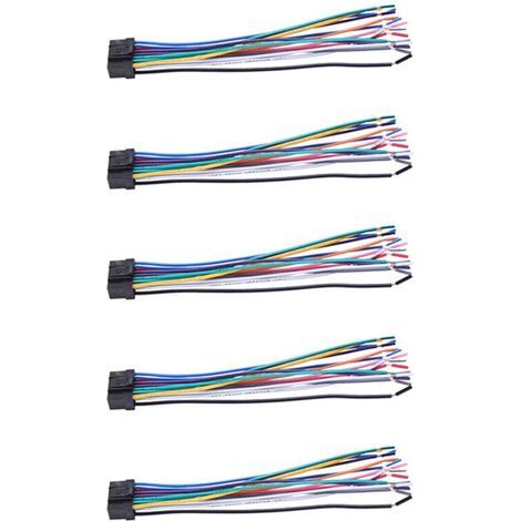 5X Car Câble Standard D'Adaptateur de Fil de Connecteur de Harnais StÉRÉO StÉRÉO Audio de Radio de CD pour 9887 (1/2)