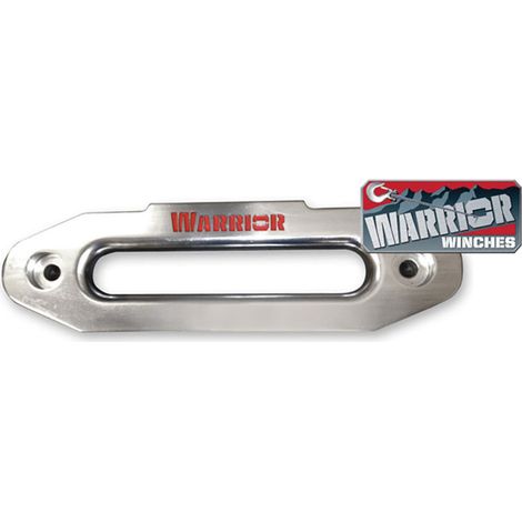 Aluminiumseilfenster Warrior silber mit rotem Logo