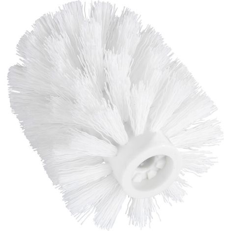 WC-Bürstenkopf Ersatz mit Adapter, Polypropylen, Durchmesser 7,5 cm, weiß (1/4)