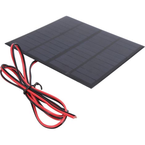 12V 3W Solarzellen-Leistungsmodul aus polykristallinem Silizium mit 1m Kabel (1/5)