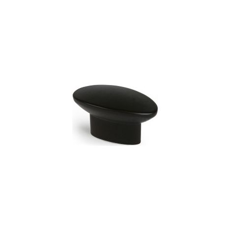 Pomo para Mueble  Estilo Contemporáneo  Fabricado en Zamak  Acabado en Negro Mate  Medidas 401924 mm  Sistema de Fijación Atornillado  Incluye Tornillos M4  4 Unidades -