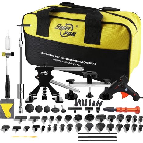 Kit d'outils de réparation de dents, comprend un pistolet à colle, accessoires complets, Ensemble d'outils PDR (1/2)