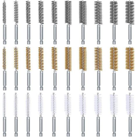 Brosse WC - Têtes Éponges Jetables Avec Nettoyant Intégré - Pour Toilettes Lavabos Vitres Sol - Lot De 32 Pièces (1/5)