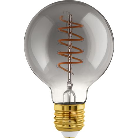 Lampe LED E27 dimmable, filament vintage spirale, ampoule Edison (1/5)