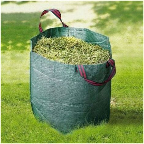 Sac Jardinage 272L avec Poignées - Sac Jardinage Dechets Imperméable - Sacs à déchets de Jardin Pliables, Résistants pour Déchets Végétaux--INHHUB (1/4)