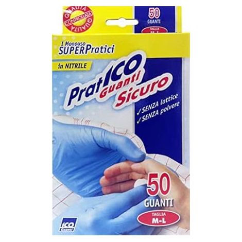 50 GUANTI NITRILE M/L