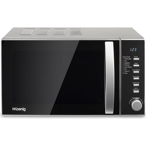 Micro-ondes à poser 20L – Puissance 700W – 6 niveaux de chauffe – Minuterie 60 min – Affichage LED – 8 modes de cuisson – Hkoenig (1/5)