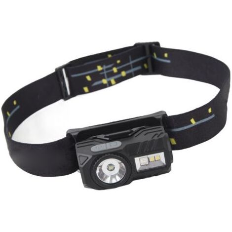 Magnetische LED-Stirnlampe mit mehreren Lichtquellen, Bewegungssensor, wiederaufladbar, leicht, mit Kappenclip, für den Outdoor-Einsatz, DUBUNS (1/4)