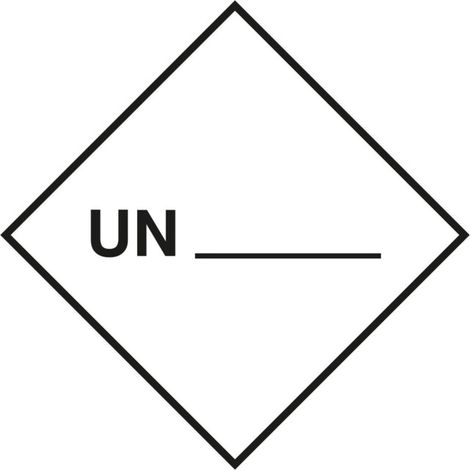 HOFFMANN Identification des produits dangereux Numéro ONU pour marquage automatique, Type: 04300