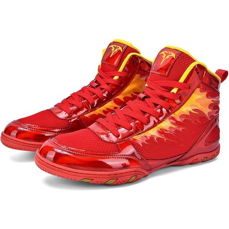 Wrestling Shoes for Men and Women, Sizes 38-46, Boxing Shoes with Non-Slip Rubber Soles, Lightweight and Breathable for Boxing, Kickboxing, Wrestling (1/5)