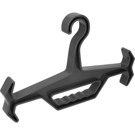 Cintre robuste et multifonctionnel pour vêtements et équipements tactiques, supportant des charges importantes (noir) (1/5)