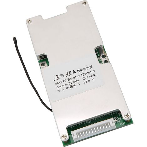 13S 45A Lithium-Batterieschutz-BMS-Leiterplatte mit Balancerladung