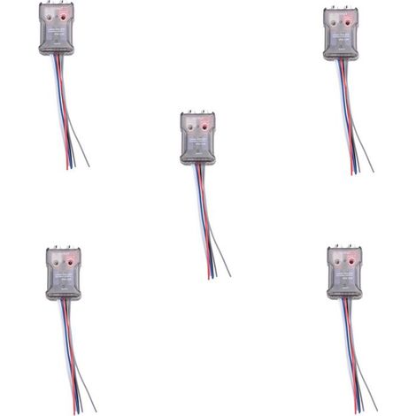 Adaptador RCA de señal de altavoz de alto nivel 5X a bajo nivel Convertidor de audio para automóvil Convertidor de audio para subwoofer de alto a bajo nivel (1/2)