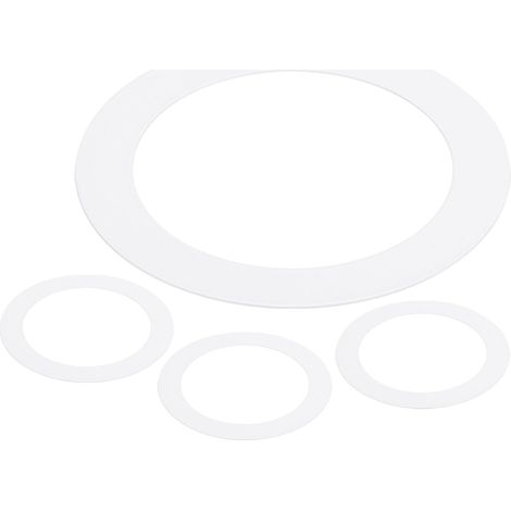 Recessed Spotlight Rings ID 2.99 Inches 4.72 Inch 4Pcs Rings, for Recessed Spotlights to Cover Recessed Ceiling Spotlights, LED Down Lighting (1/5)