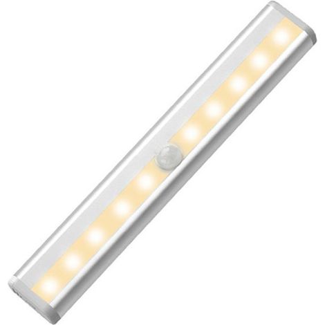 Applique murale sans fil, lampe pour meuble de cuisine, veilleuse autocollante avec télécommande sans fil pour escaliers, miroirs, cuisines et vitrines. (1/5)