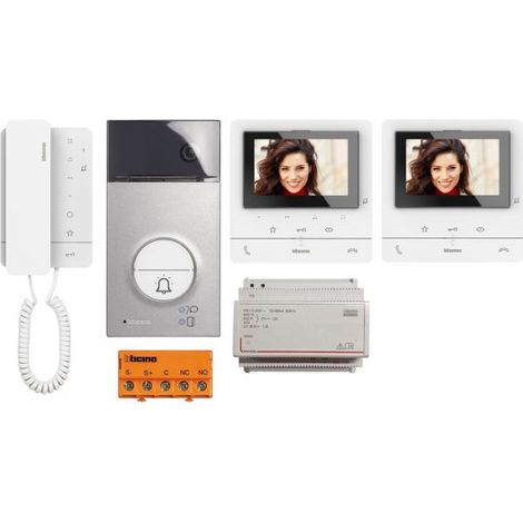 Bticino Kit video vivavoce Wi-Fi monofamiliare Linea 3000 + Cornetta - 364614