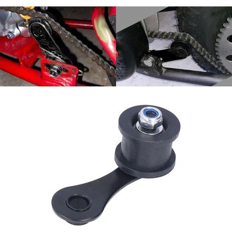 Tendeur de chaîne moto à galet avec ressort pour quad, scooter et motocross