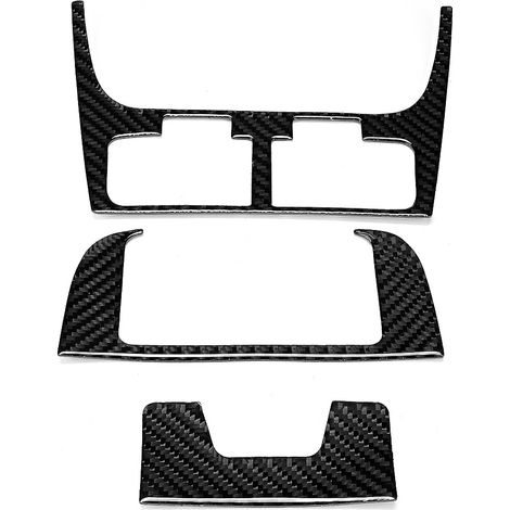 Carbone Fibre Panneau Aération Climatisation Arrière Intérieur Auto Garniture Accessoire Compatible Lexus IS 2006-2012 (1/5)