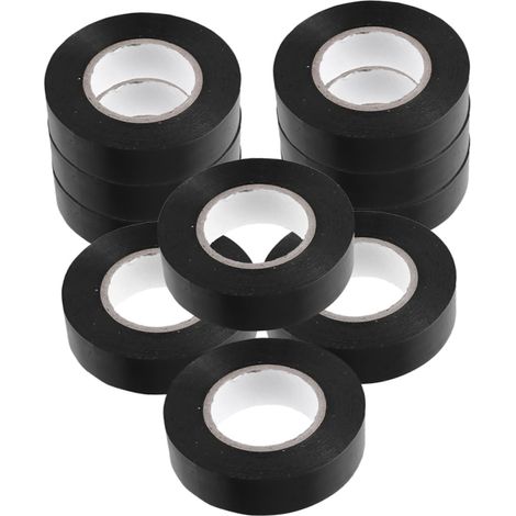 10 rouleaux de ruban isolant électrique coloré, pour câbles intérieurs (1/5)