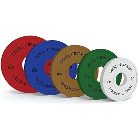 Full Set Fractional Bumper Plates