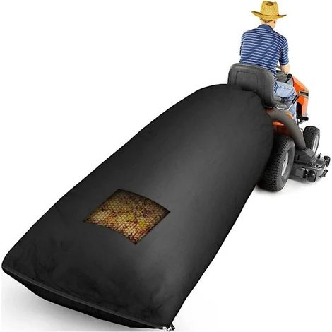 Filiyano – Sac de ramassage pour tondeuse autoportée, 16,8 x 10,9 cm, noir, grande capacité, monobloc.