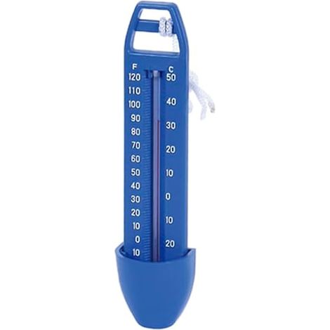 1 - Thermomètre De Piscine - Thermomètre De Fond - Lecture Jusqu&39à 50 Degrés - Pour Piscines Intérieures Et Extérieures - Transparent - 12 Cm