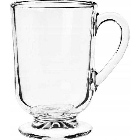 Verre à thé transparent Allo 300 ml avec anse