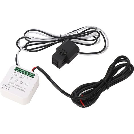 Monitor d'Énergie Intelligente ZigBee kWh avec Transformateur Clamp 80A 90‑250VAC pour Usage Électrique (1/4)