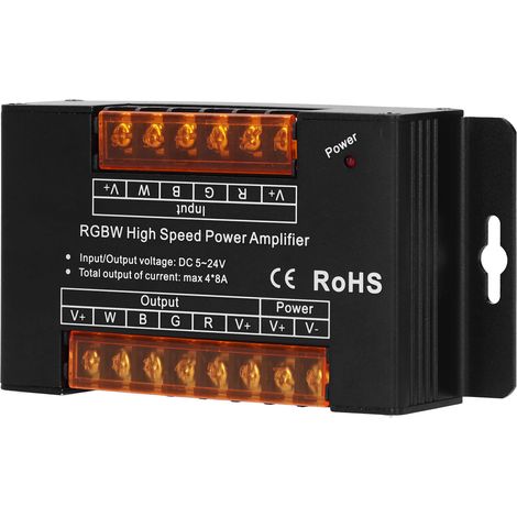 LED-Signalverstärkermodul für RGB-Streifensteuerung im Heimbereich, 0,1 %–100 %, DC 5 V–24 V (1/5)
