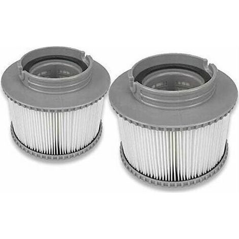 MSpa Filter, Swimming Pool Filter Cartridge, MSpa Filter Replacement Cartridge Filter for Bathtub, Spa, Swimming Pool (2pcs) (1/5)