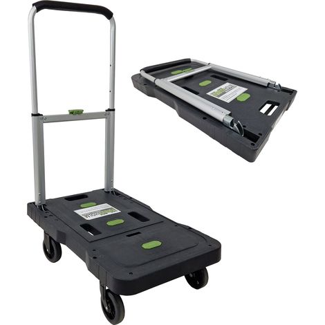 Plattformwagen klappbar 150 kg leicht mobil Transportwagen für Einkäufe Umzug Rollwagen (1/5)