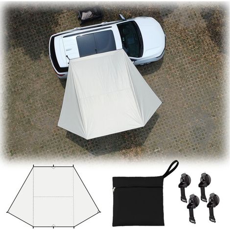 Auvent voiture 210D Oxford imperméable UPF50+ - 2x3m van camping-car (1/3)