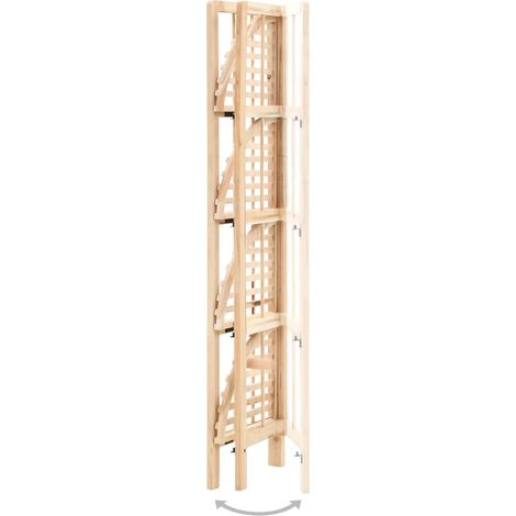 Maison Exclusive - Eckregal Zedernholz 27x27x110 cm
