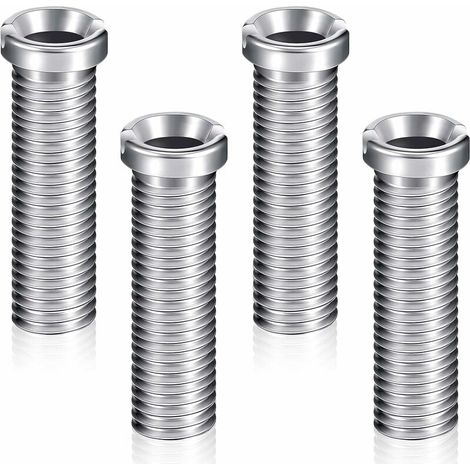 4 Vis de Panier d'Évier 45 mm Vis de Bonde en Acier Inoxydable Accessoires de Fixation Vis de Boulon d'Évier Vis de Bouchon de Crépine de Panier d'Évier pour Cuisine Lavabo,T-Audace (1/4)