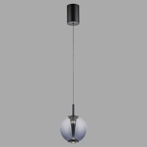 Suspension LED Pure Infinity avec verre fumé - Ø 18cm - 2220-15