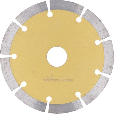 Disque diamant ultra fin à segments pour carrelage granit marbre céramique, lame circulaire 125mm/4,9 pouces, coupe précise (1/5)