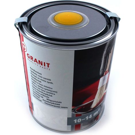 Peinture Vernis Jaune Avertissement RAL 1003 NOPOLUX WILCKENS GRANIT Bidon de 1 l