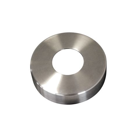 [QUALITE FRANCAISE] - Cache Platine pour tube rond Ø48,3mm - Longueur 105mm Hauteur 24mm - Inox 304