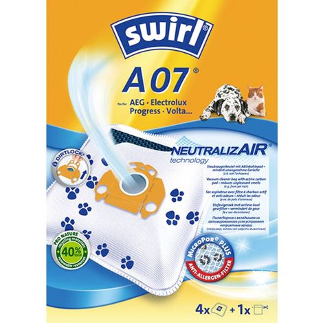 Swirl A07 Sac pour aspirateur 4 pc(s) D243682 (1/2)