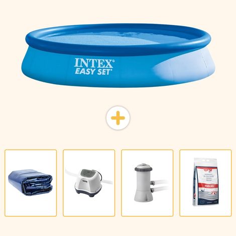 Intex Piscine Easy Set Ronde - 396x84 cm - 5-pièces SCB54 (1/5)